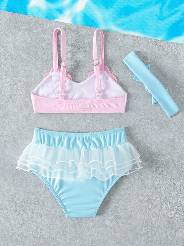 Ensemble maillot pareo volants – Image 2