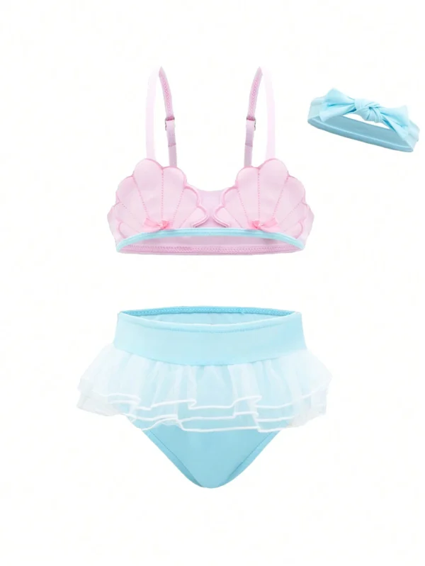 Ensemble maillot pareo volants – Image 3