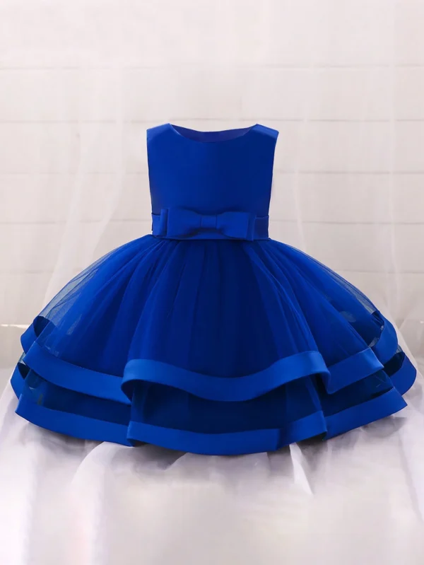 Robe tutu nœud unie