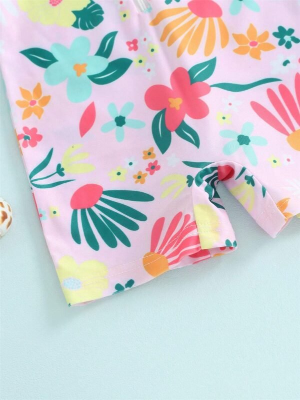 Barboteuse anti-UV zip floral – Image 7