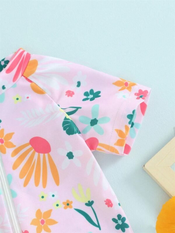 Barboteuse anti-UV zip floral – Image 8