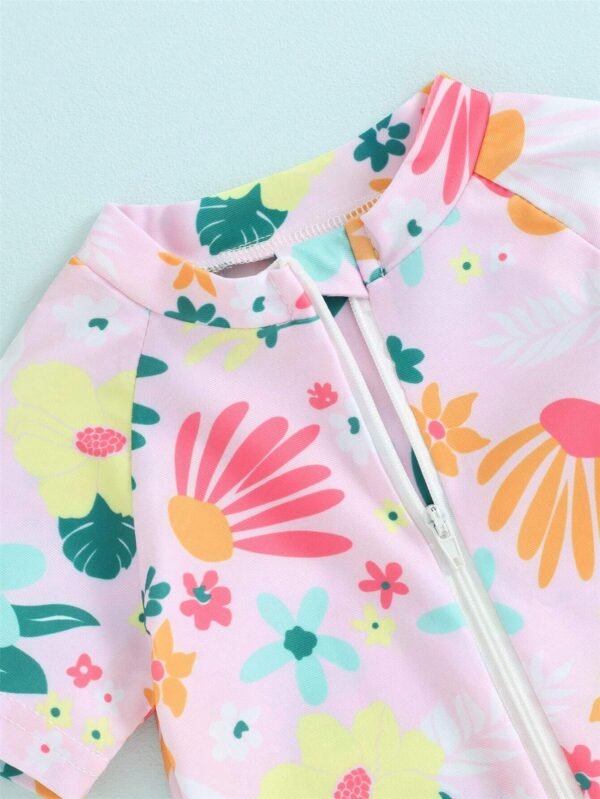 Barboteuse anti-UV zip floral – Image 6