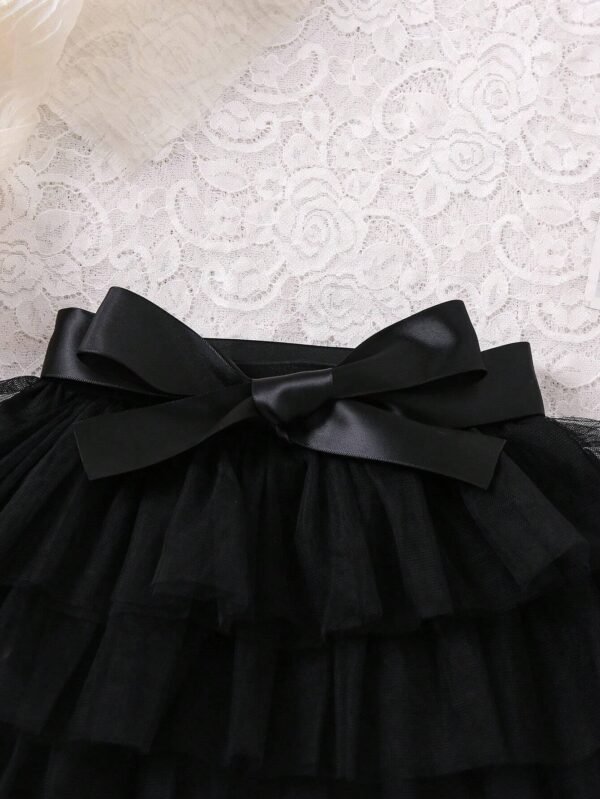 Jupe tulle rose fête costume – Image 3