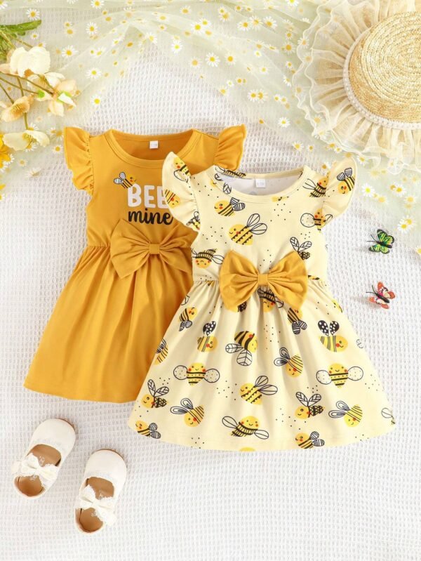 Ensemble 2 pcs robe abeille