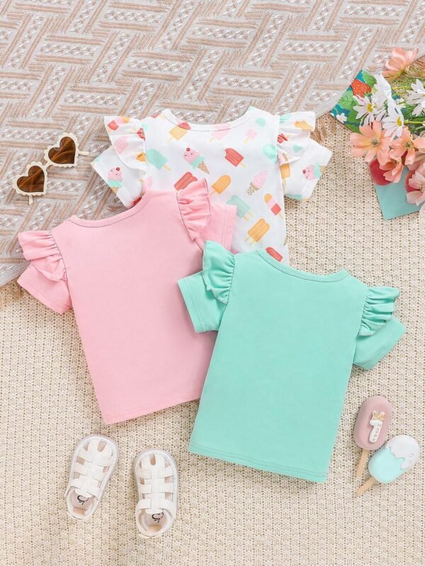 3 pcs hauts imprimés – Image 2