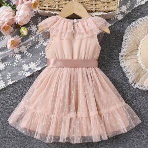 Robe sans manches pois