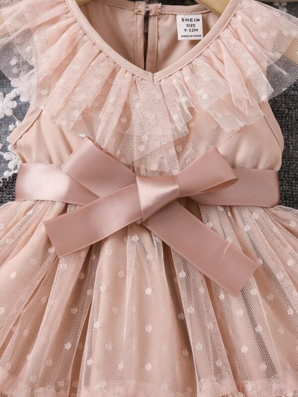 Robe sans manches pois – Image 4