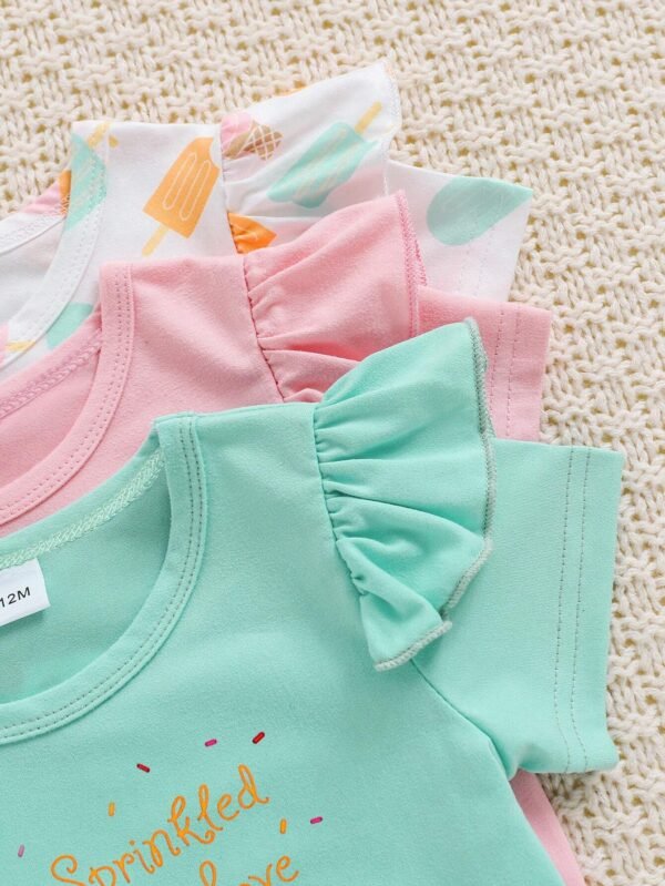 3 pcs hauts imprimés – Image 3