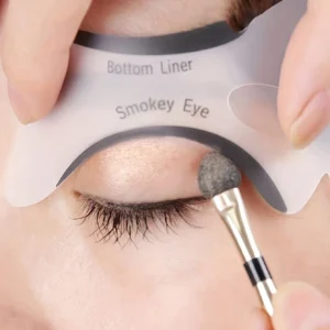 2 pcs pochoirs eyeliner cils