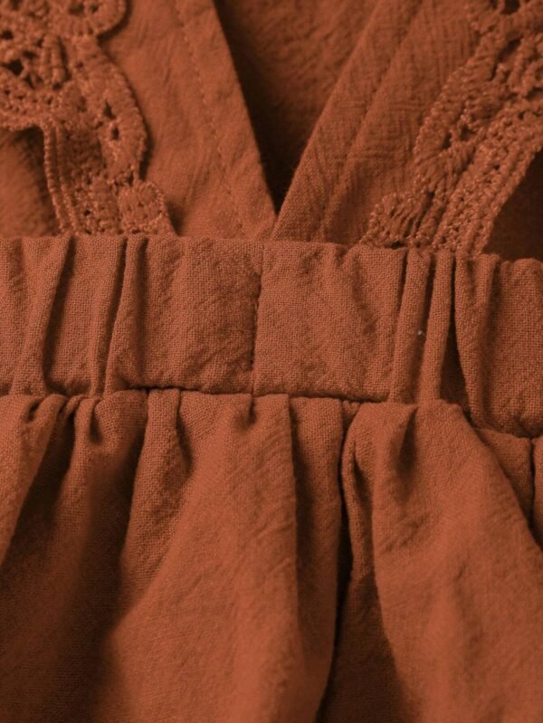 Robe volants dentelle bébé – Image 4