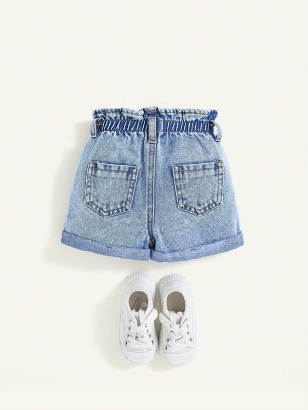 Short jean bohème volants – Image 2