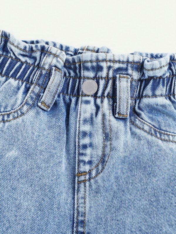 Short jean bohème volants – Image 4