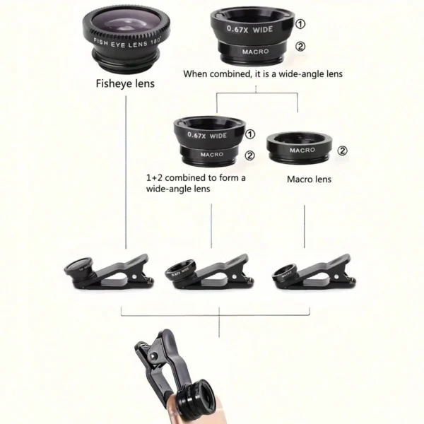 Kit objectifs téléphone 3-en-1 – Image 8