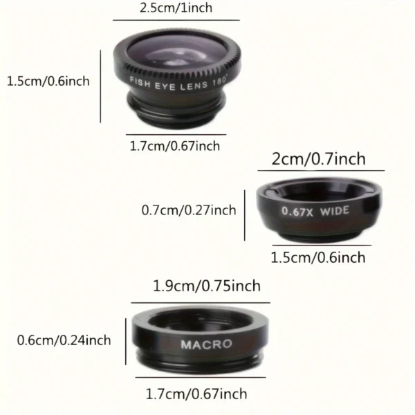 Kit objectifs téléphone 3-en-1 – Image 5