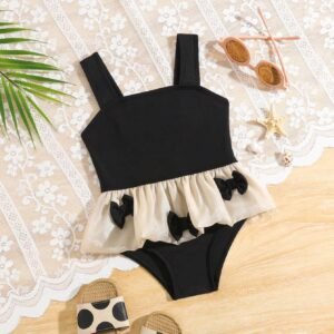Maillot bain bretelles papillons