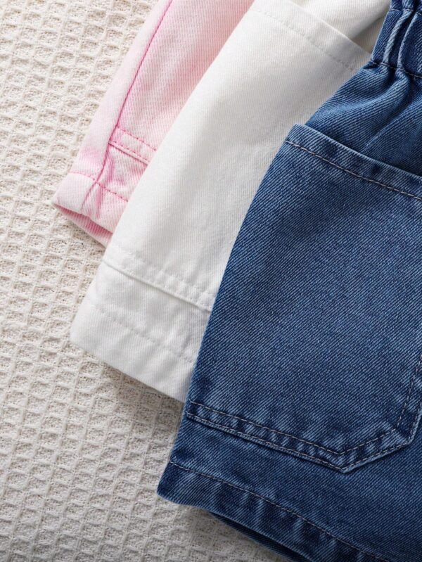 3 pcs shorts jean volants – Image 5