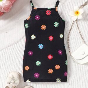 Robe été motif floral