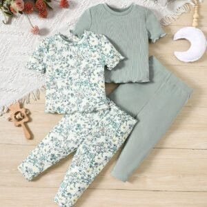 4 pcs pyjama tricoté bébé