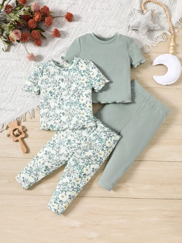 4 pcs pyjama tricoté bébé