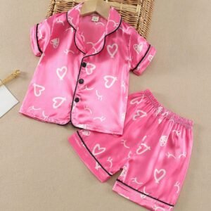 2 pcs pyjama LOVE rose