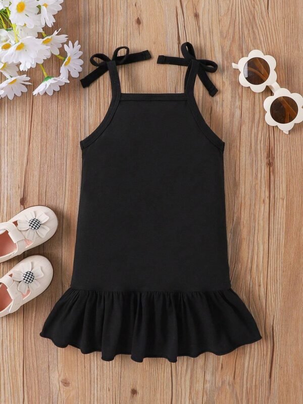 Robe bretelles imprimé bébé – Image 2