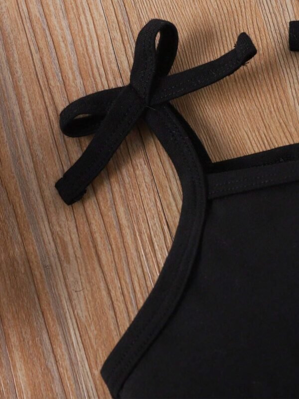Robe bretelles imprimé bébé – Image 3
