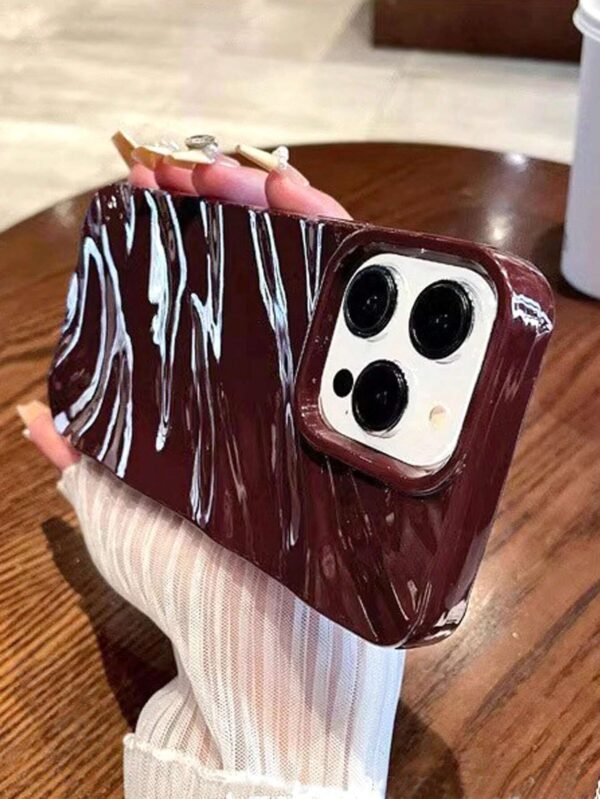 Coque souple 3D pomme bourgogne – Image 7
