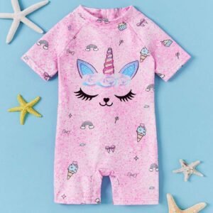 Maillot bain manches courtes