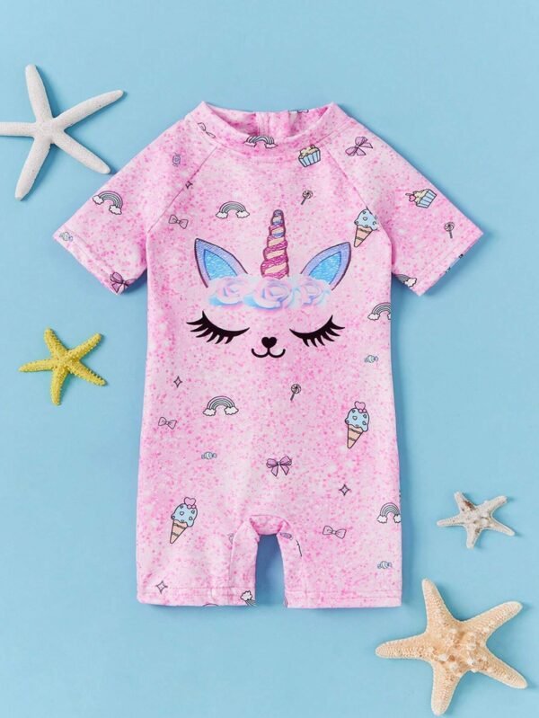 Maillot bain manches courtes