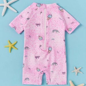 Maillot bain manches courtes