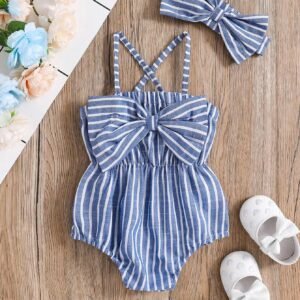 2 pcs body rayé + bandeau