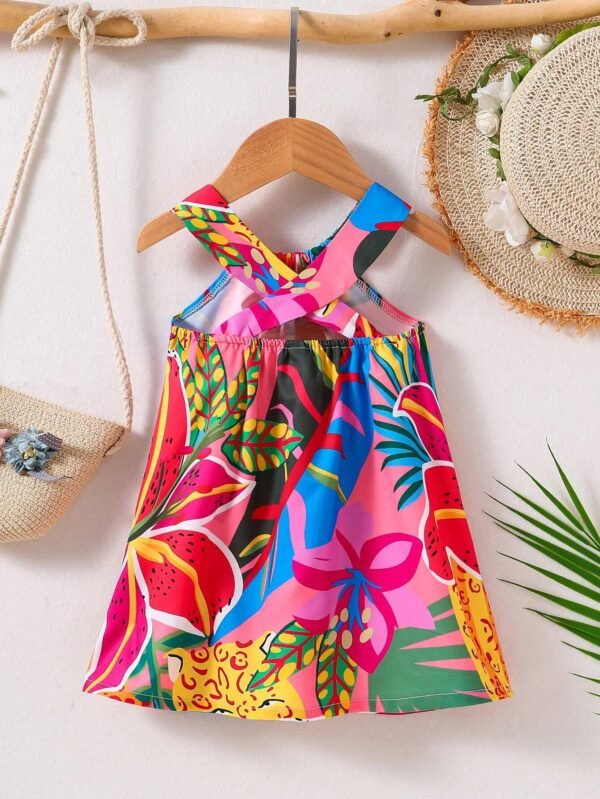 Robe tropicale ras-du-cou bébé – Image 2
