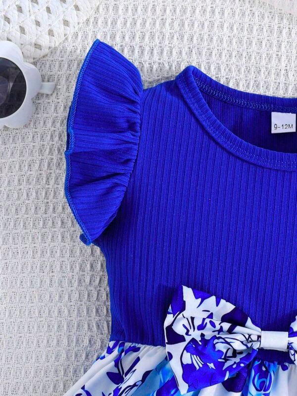 Robe manches flottantes bébé – Image 4