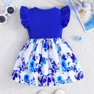 Robe manches flottantes bébé