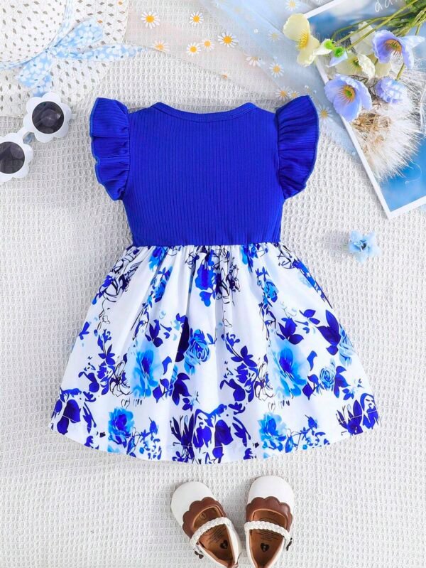 Robe manches flottantes bébé – Image 2
