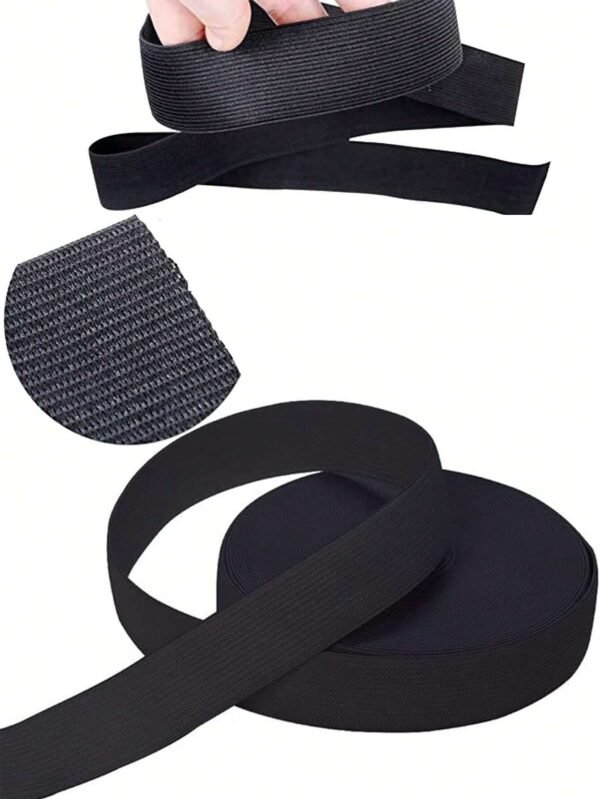 Ruban élastique couture noir – Image 5