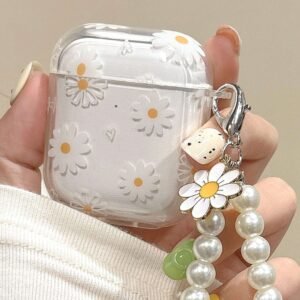 Coque transparente fleurs sauvages