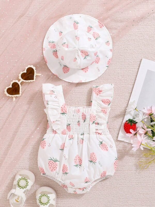 Combinaison fraise + chapeau
