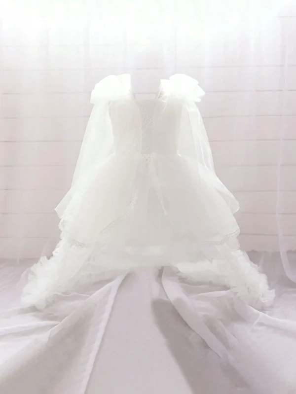 Robe dentelle maille vaporeuse – Image 2