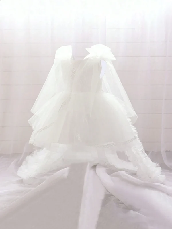 Robe dentelle maille vaporeuse – Image 3
