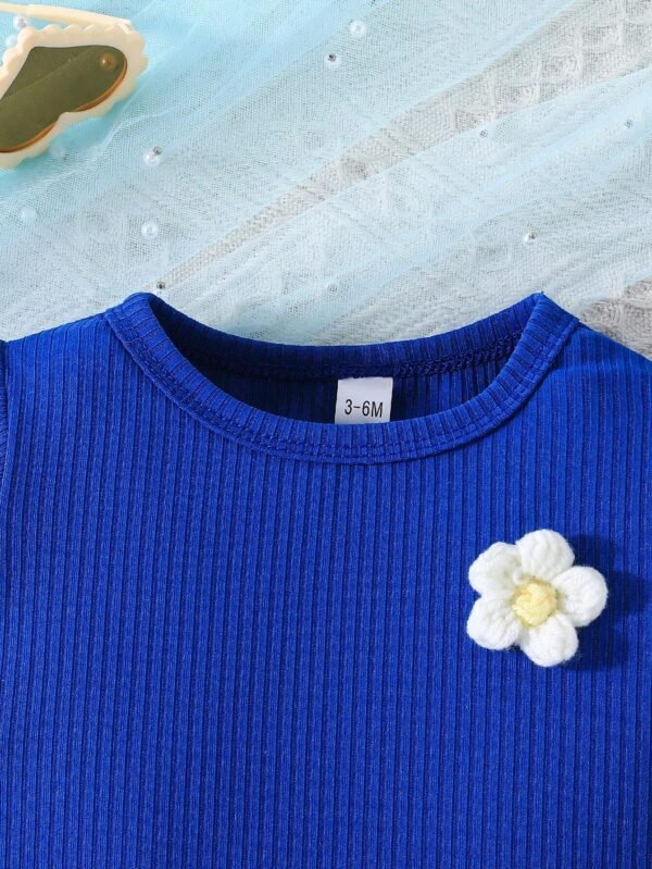 2 pcs haut fleur short – Image 3