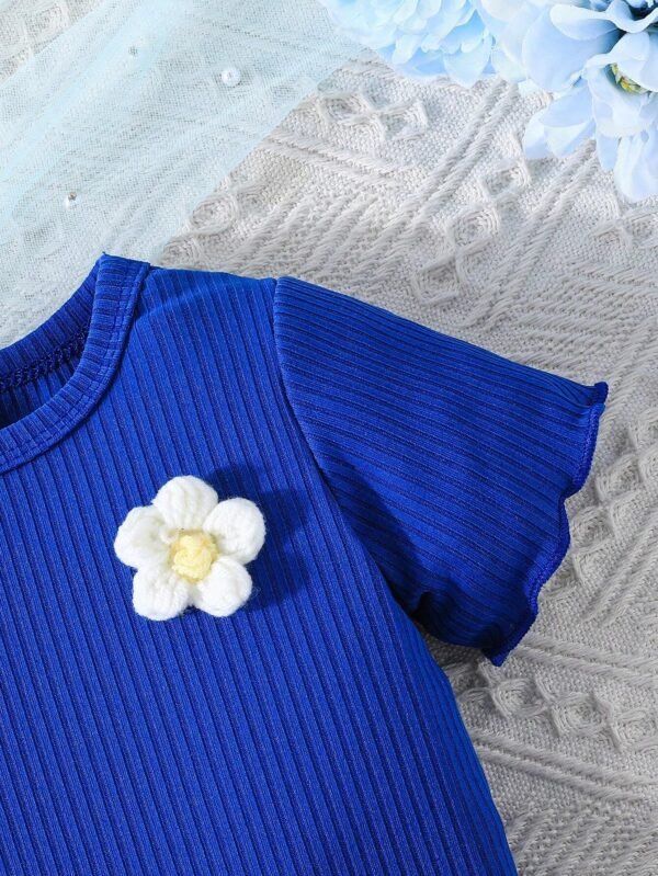 2 pcs haut fleur short – Image 4