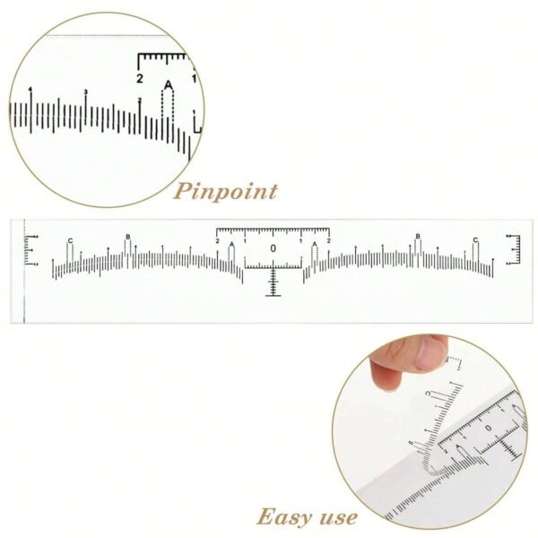 10 pcs règle microblading précision – Image 4