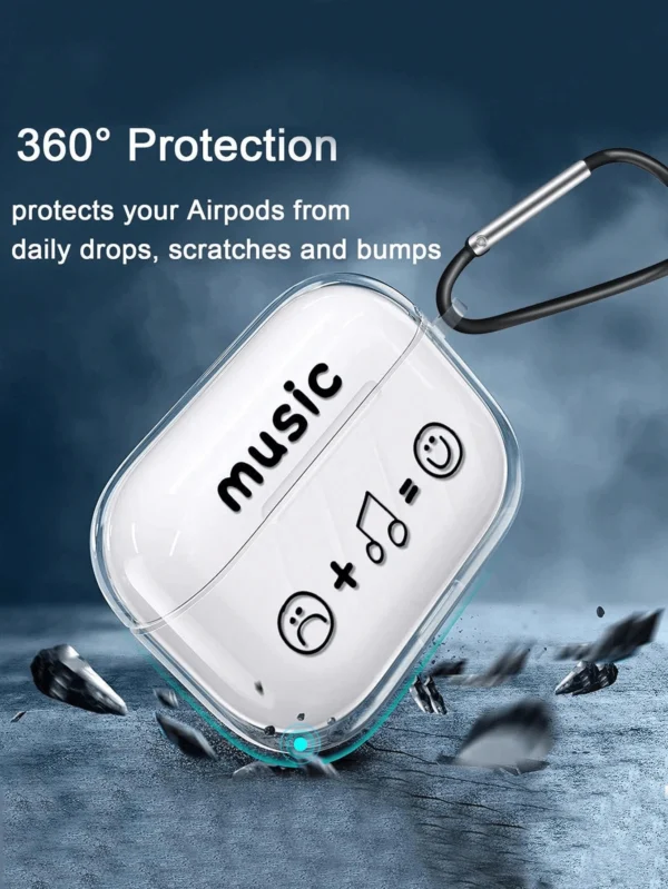 Coque imprimée AirPods amoureuses – Image 3