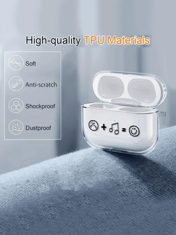 Coque imprimée AirPods amoureuses – Image 2