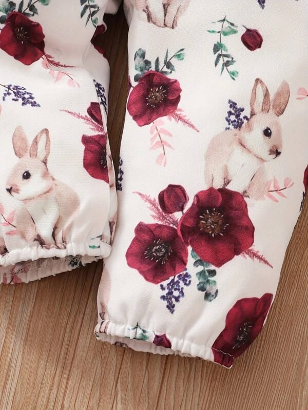3 pcs haut uni + salopette + bandeau – Image 4