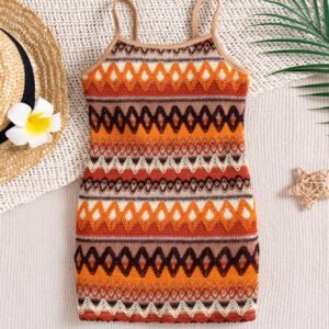 Robe tricot jacquard bébé