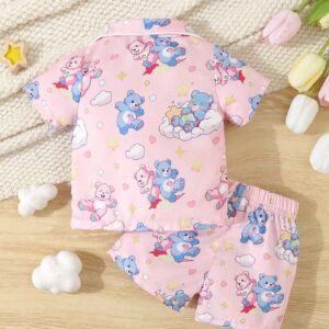 Ensemble 2 pcs panda short