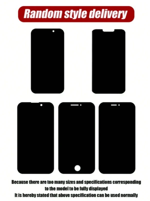 3 pcs verre privé iPhone – Image 7