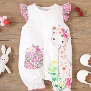 Combinaison girafe blanche